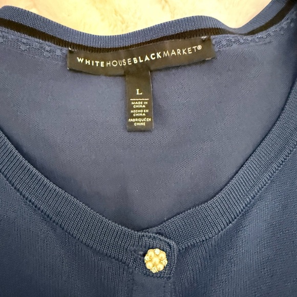 White House Black Market Royal Blue Cardigan - Picture 2 of 4